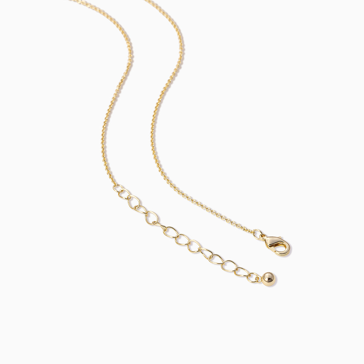 Amour Lariat Necklace | Gold | Product Detail Image | Uncommon James