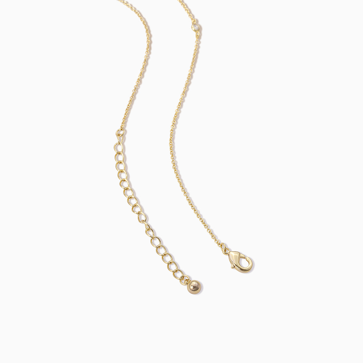 Medium Lock Necklace - Nina Berenato Jewelry White Gold / One Size