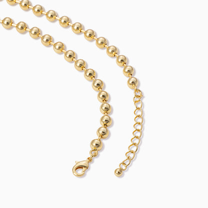 ["Ball Chain Necklace ", " Gold ", " Product Detail Image 2 ", " Uncommon James"]
