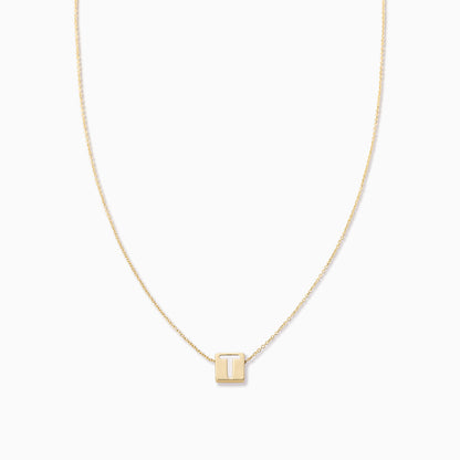 ["Bold Letter Necklace ", " Gold T ", " Product Image ", " Uncommon James"]