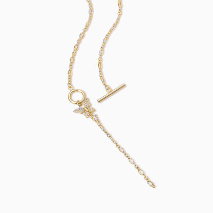 Butterfly Lariat Necklace | Gold | Product Detail Image 2 | Uncommon James