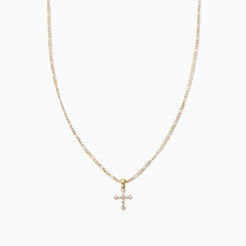 Gold Cross Pendant + Chain Necklace | Cross Jewelry | Uncommon James