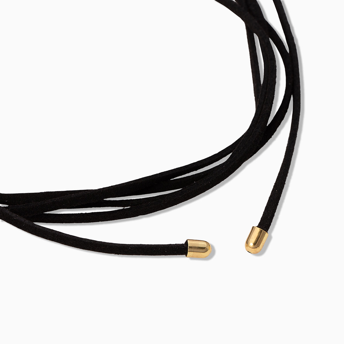 Long Cord Necklace | Faux Leather | Product Detail Image 2 | Uncommon James