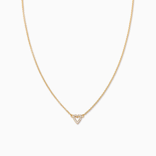 Open Heart Necklace | Gold | Product Image | Uncommon James