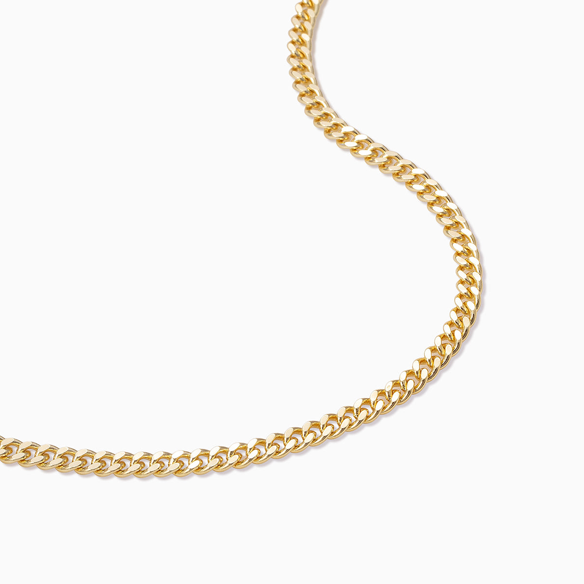 Rebellious Curb Chain Necklace | Gold | Product Detail Image | Uncommon James
