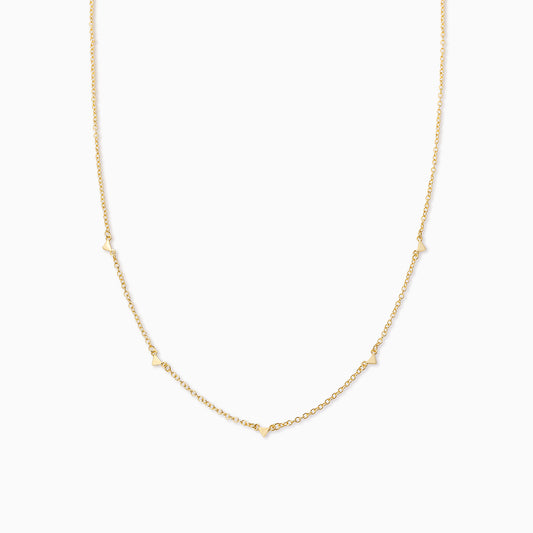 Textured Stud Necklace | Gold | Product Image | Uncommon James