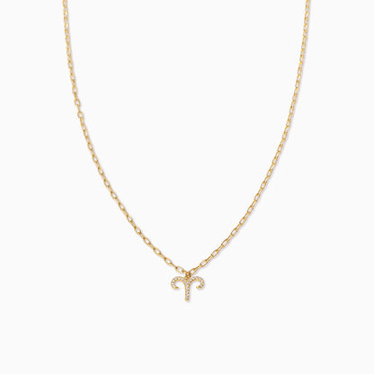 Zodiac Icon Chain Necklace | Aries | Product Image | Uncommon James