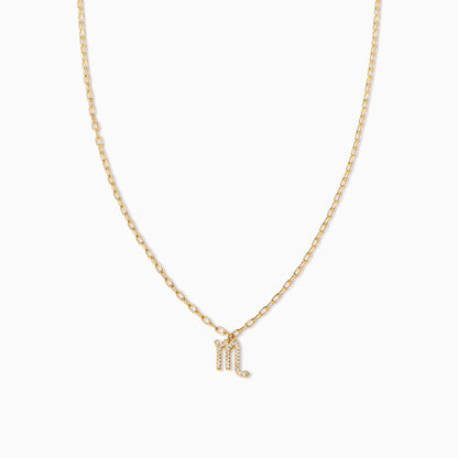 Zodiac Icon Chain Necklace | Scorpio | Product Image | Uncommon James