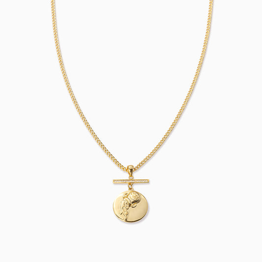Zodiac Pendant Necklace | Aquarius | Product Image | Uncommon James