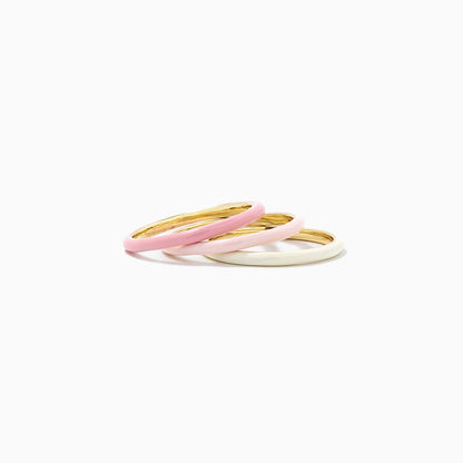 ["Pink Ombre Ring (Set of 3) ", " Gold Pink ", " Product Detail Image ", " Uncommon James"]
