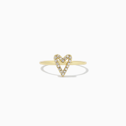 Open Heart Ring | Gold | Product Image | Uncommon James