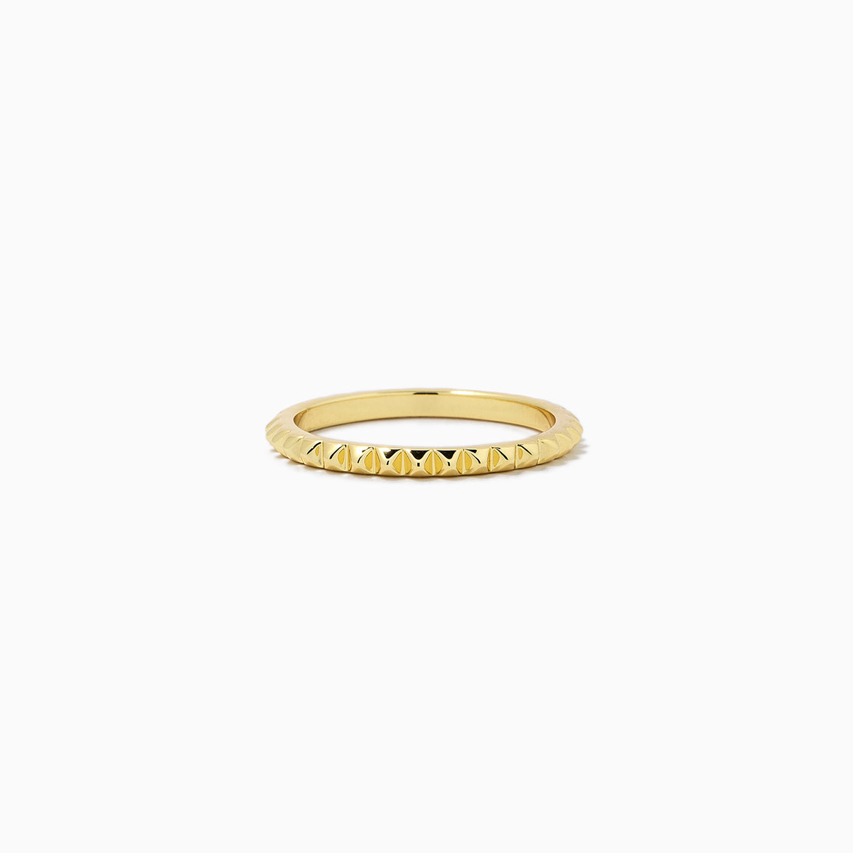 Textured Stud Ring | Gold | Product Image | Uncommon James