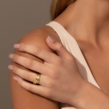 ["Wrap Ring ", " Gold ", " Model Image ", " Uncommon James"]