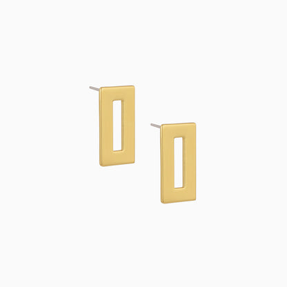 Piazza Earrings | Gold | Product Image | Uncommon James