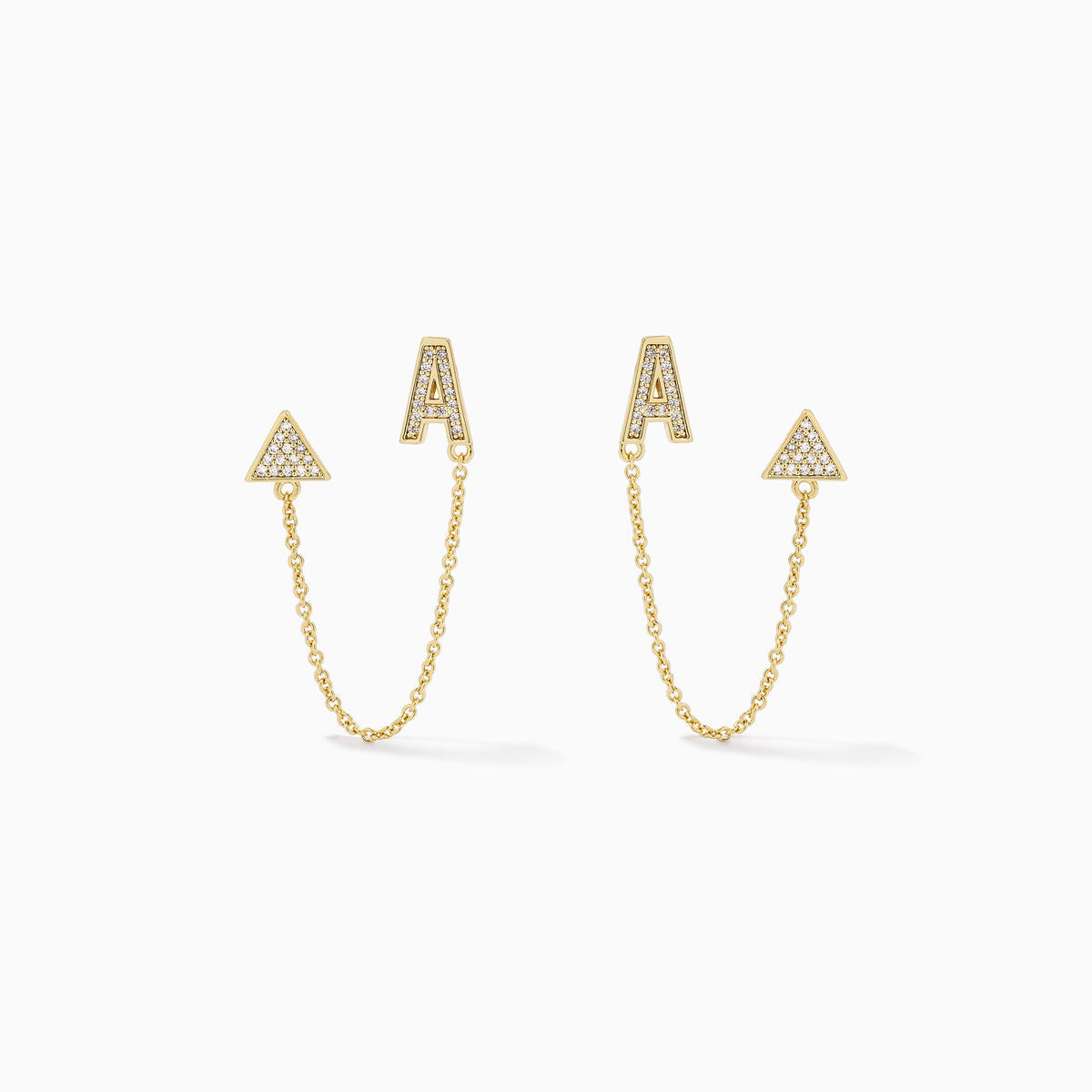 Initial Ear Climber | Gold A | Product Image | Uncommon James
