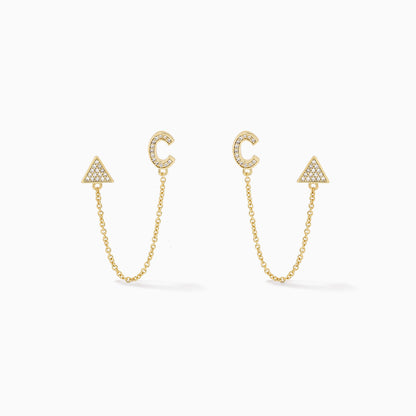 Initial Ear Climber | Gold C | Product Image | Uncommon James