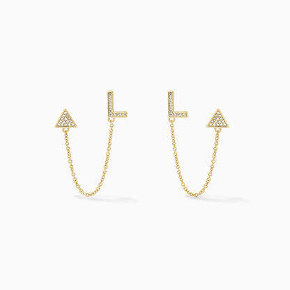 Initial Ear Climber | Gold L | Product Image | Uncommon James