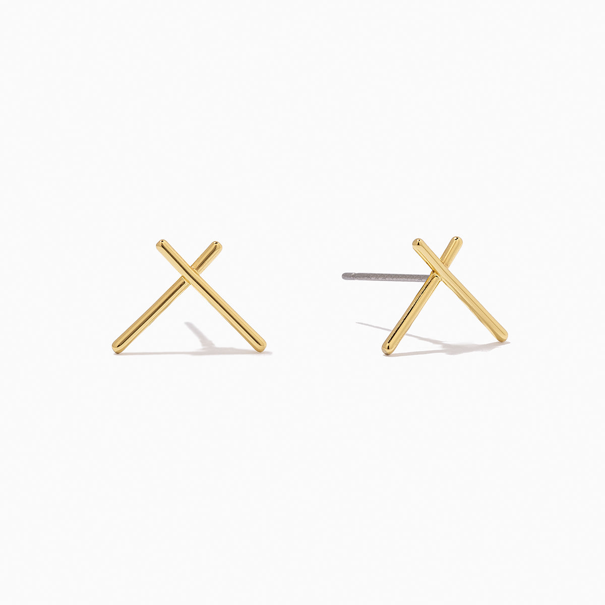 Criss Cross Earrings | Gold | Product Image | Uncommon James