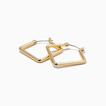 Girl Boss Earrings Small | Gold | Product Detail Image | Uncommon James