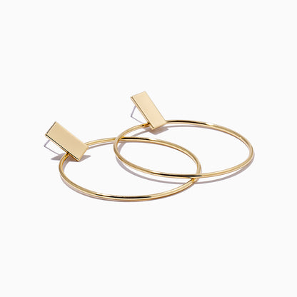 Washington Square Earrings | Gold | Product Detail Image | Uncommon James