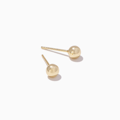 ["Ball Stud Earrings ", " Gold ", " Product Detail Image ", " Uncommon James"]
