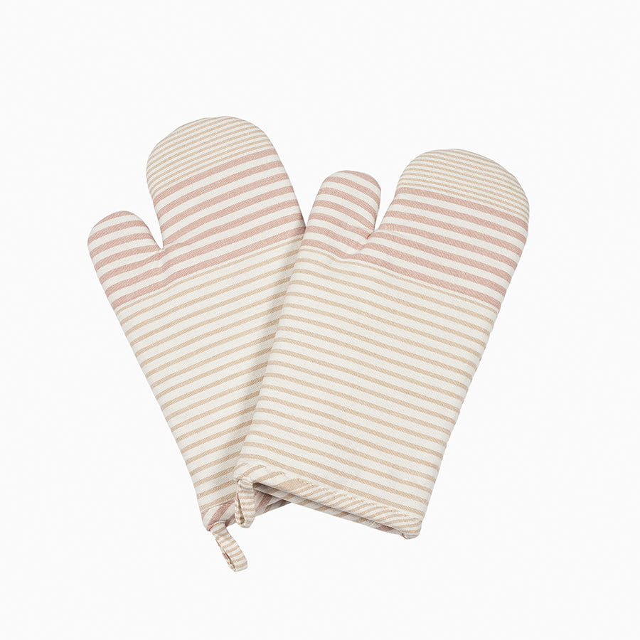 Striped Oven Mitts (Set of 2) | Product Image | Uncommon James Home