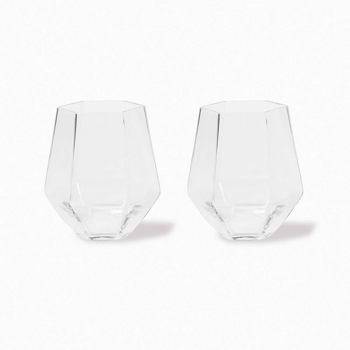 Geometric Wine Glasses (Set of 2) | Product Image | Uncommon James Home
