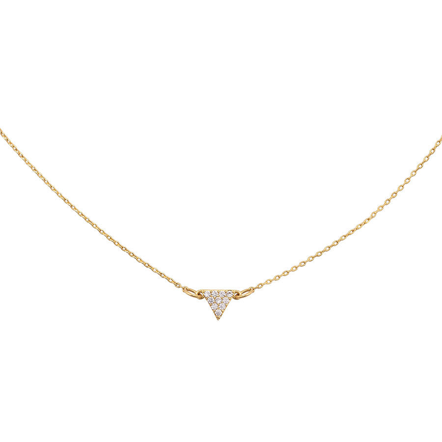 18K Gold Triangle Pendant With Gemstone Contemporary Unique Designer  Handcrafted Gold Pendant Necklace Goldsmith Custom Jewelry - Etsy | Jewelry,  Pendant, Stylish jewelry