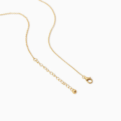 Side Cross Vermeil Necklace | Gold Vermeil | Product Detail Image 3 | Uncommon James