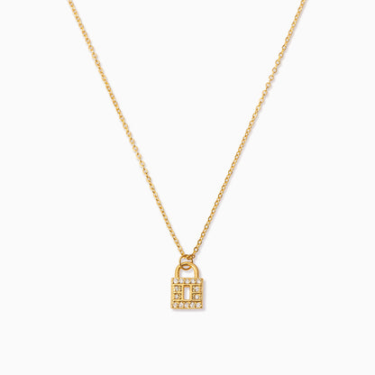 Locked Up Vermeil Necklace | Gold Vermeil | Product Detail Image | Uncommon James