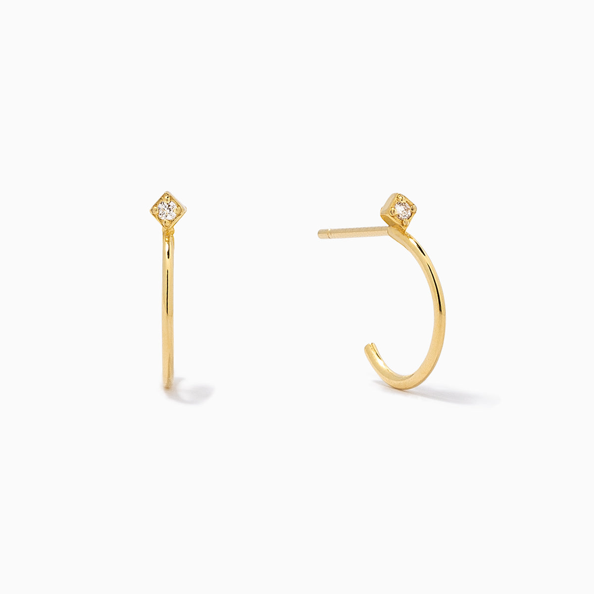 Luxurious Touch Vermeil Hoop Earrings | Gold Vermeil | Product Detail Image | Uncommon James