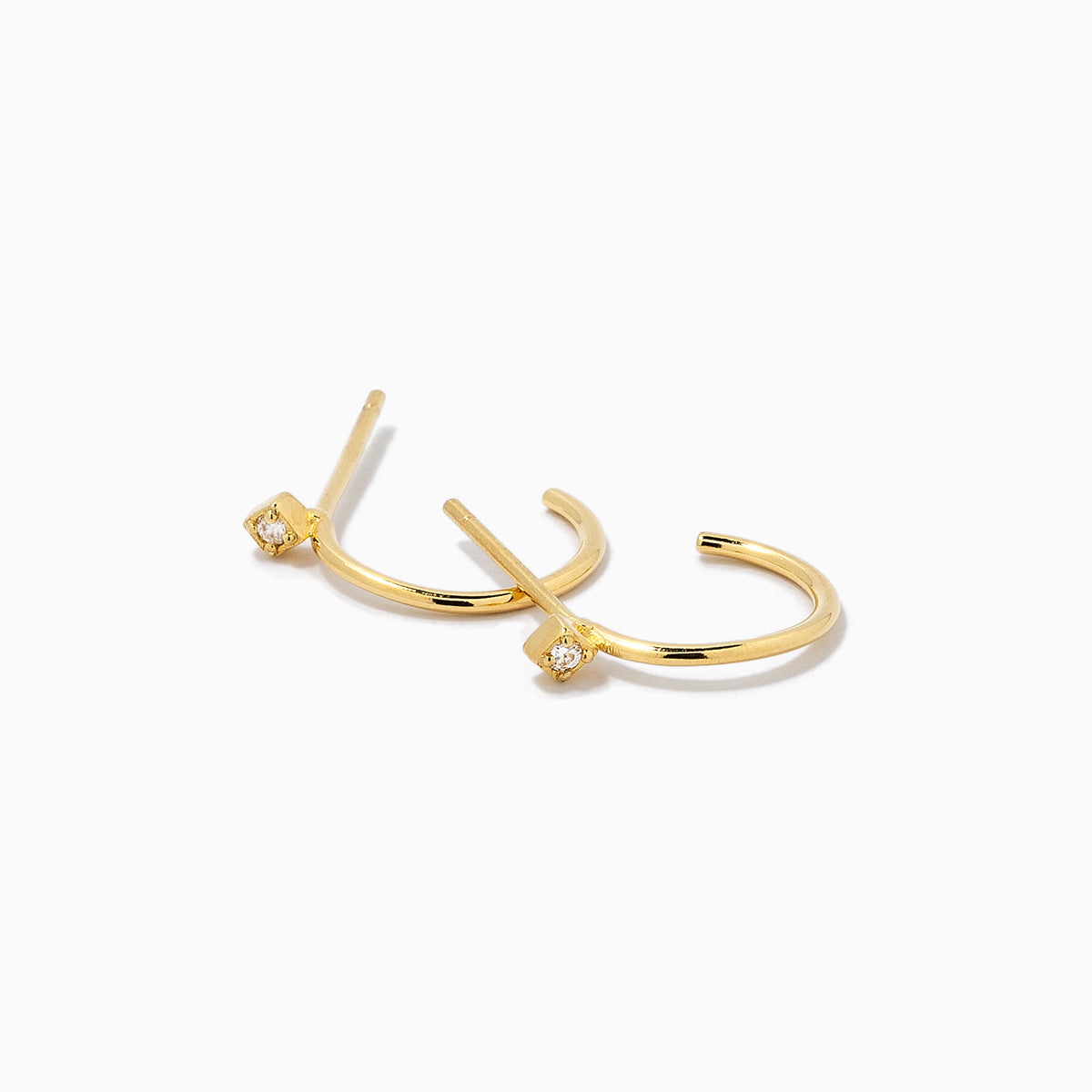Luxurious Touch Vermeil Hoop Earrings | Gold Vermeil | Product Detail Image 2 | Uncommon James