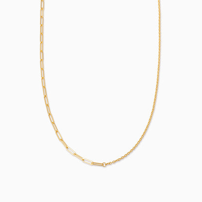 Mixed Chain Vermeil Necklace | Gold Vermeil | Product Detail Image | Uncommon James