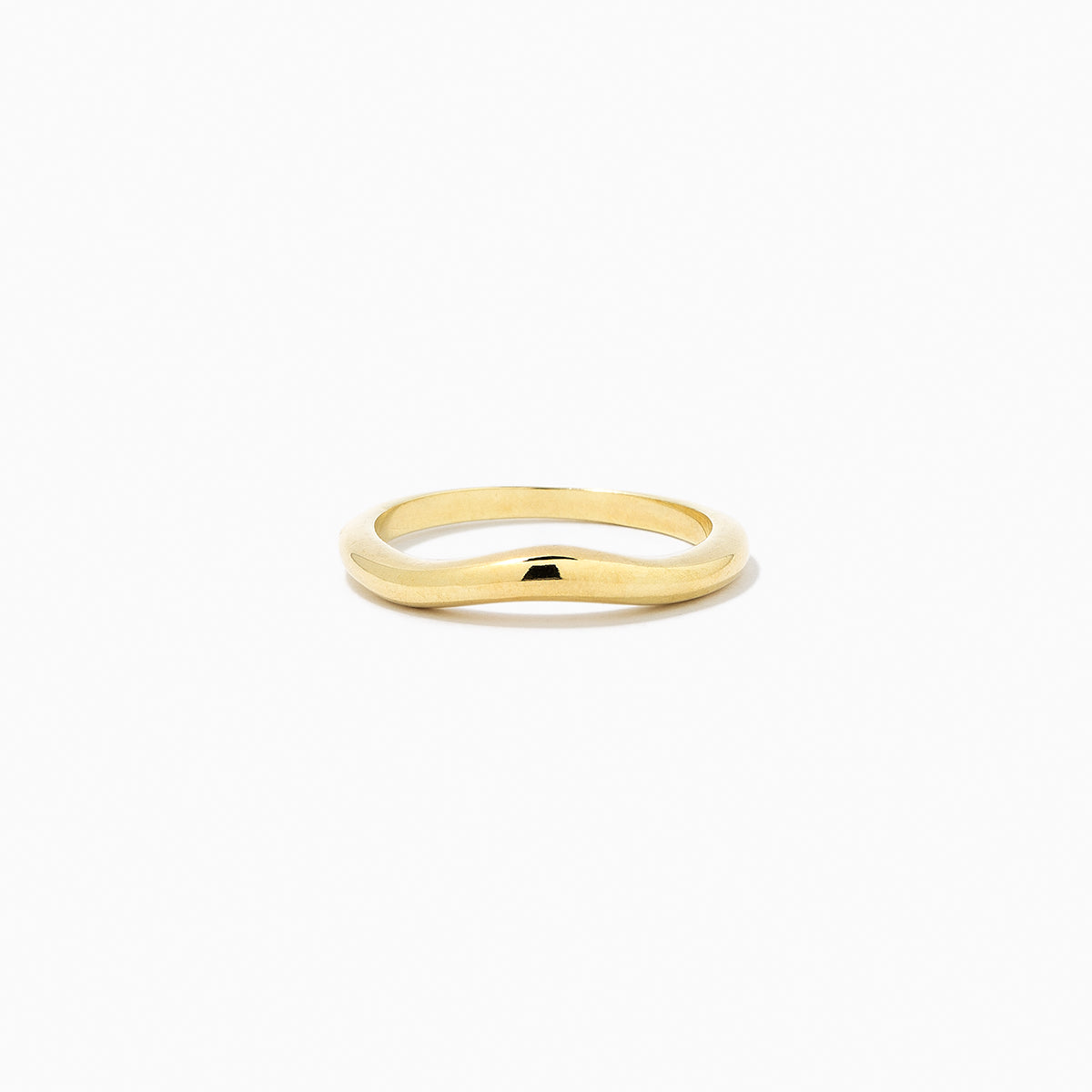 Curve Vermeil Ring | Gold Vermeil | Product Detail Image 2 | Uncommon James
